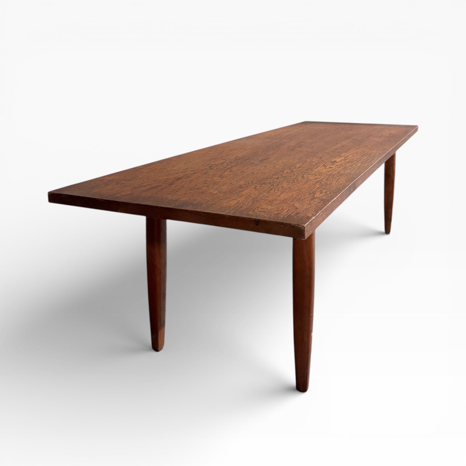 Teak Surfboard Coffee Table, Mid-Century Modern, 1960s — view 5