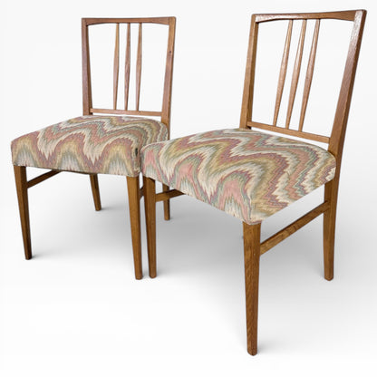Gordon Russell Paisley Upholstered Dining Chairs (Pair)