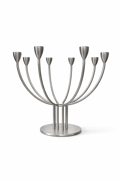 Knut & Marianne Hagberg for IKEA “Stockholm” Steel Candelabra, 1999 — view 2