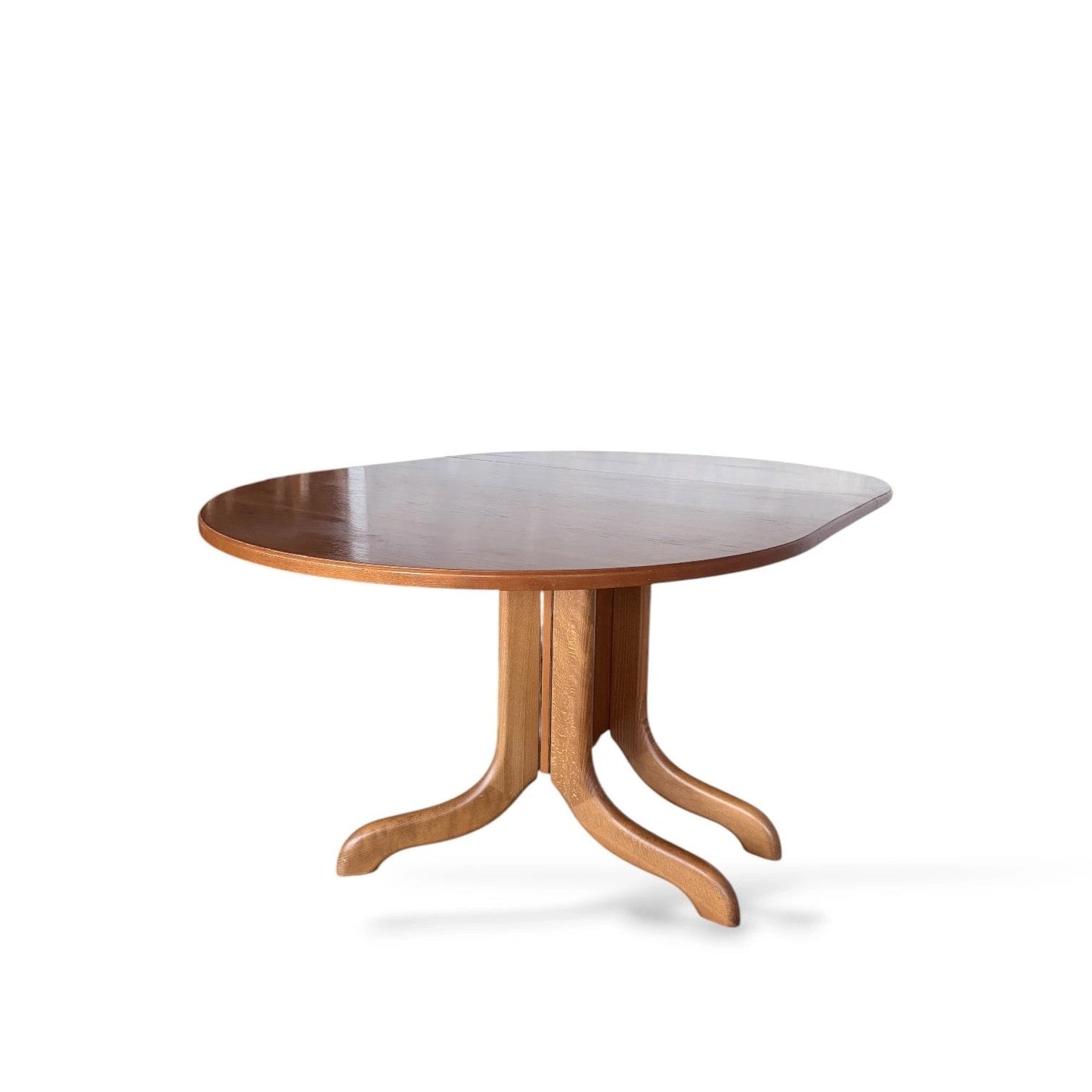 Morris of Glasgow Teak Drop-Leaf Dining Table