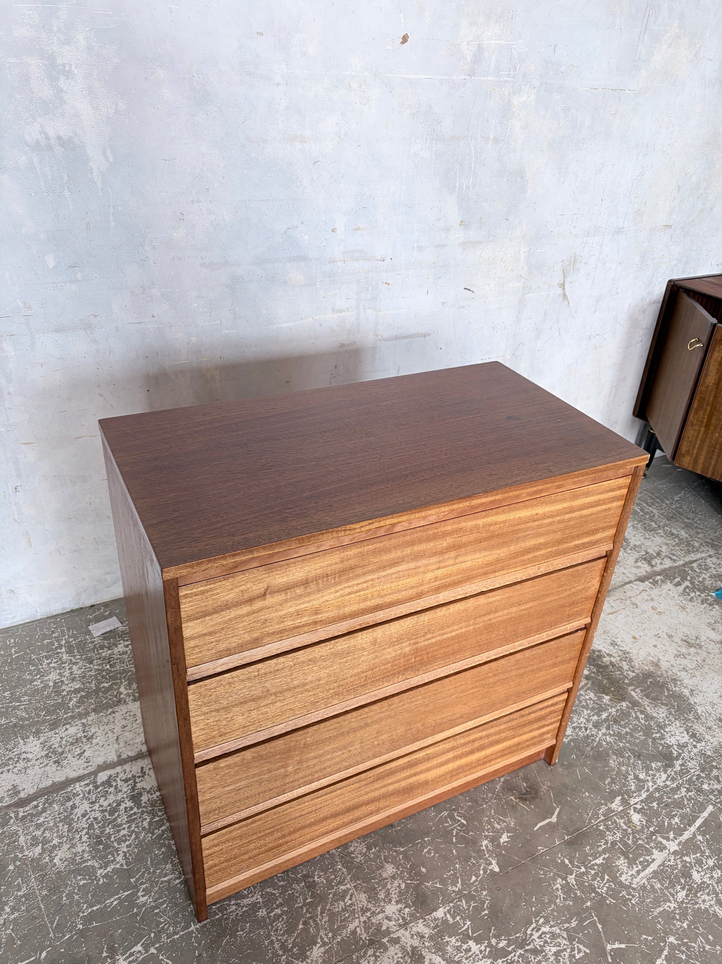 Mid Century Home Charm Teak Chest of Drawers