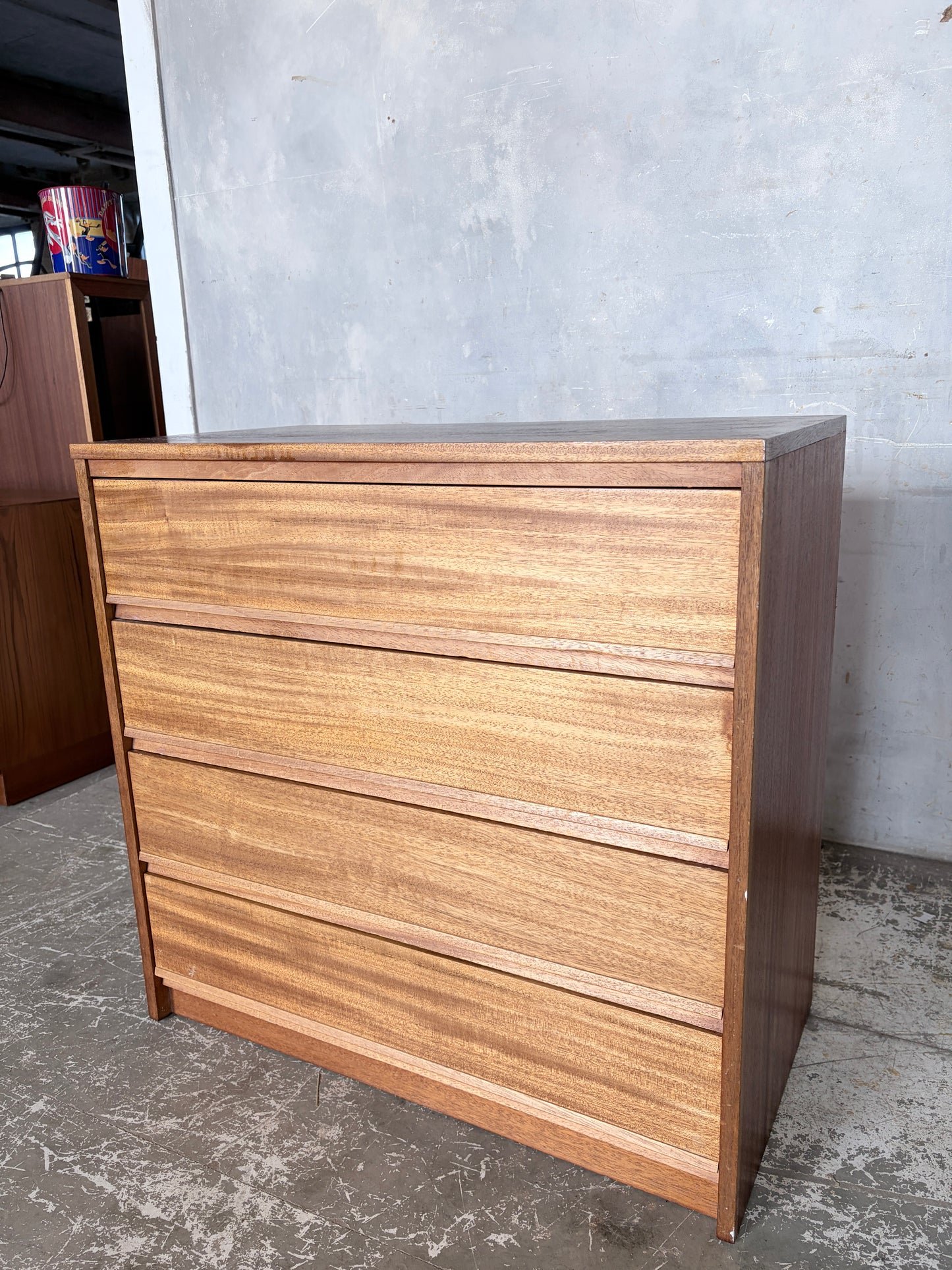 Mid Century Home Charm Teak Chest of Drawers
