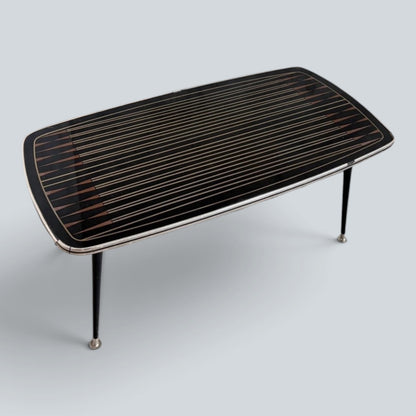 Vintage Space Age Backgammon Coffee Table | Atomic Era
