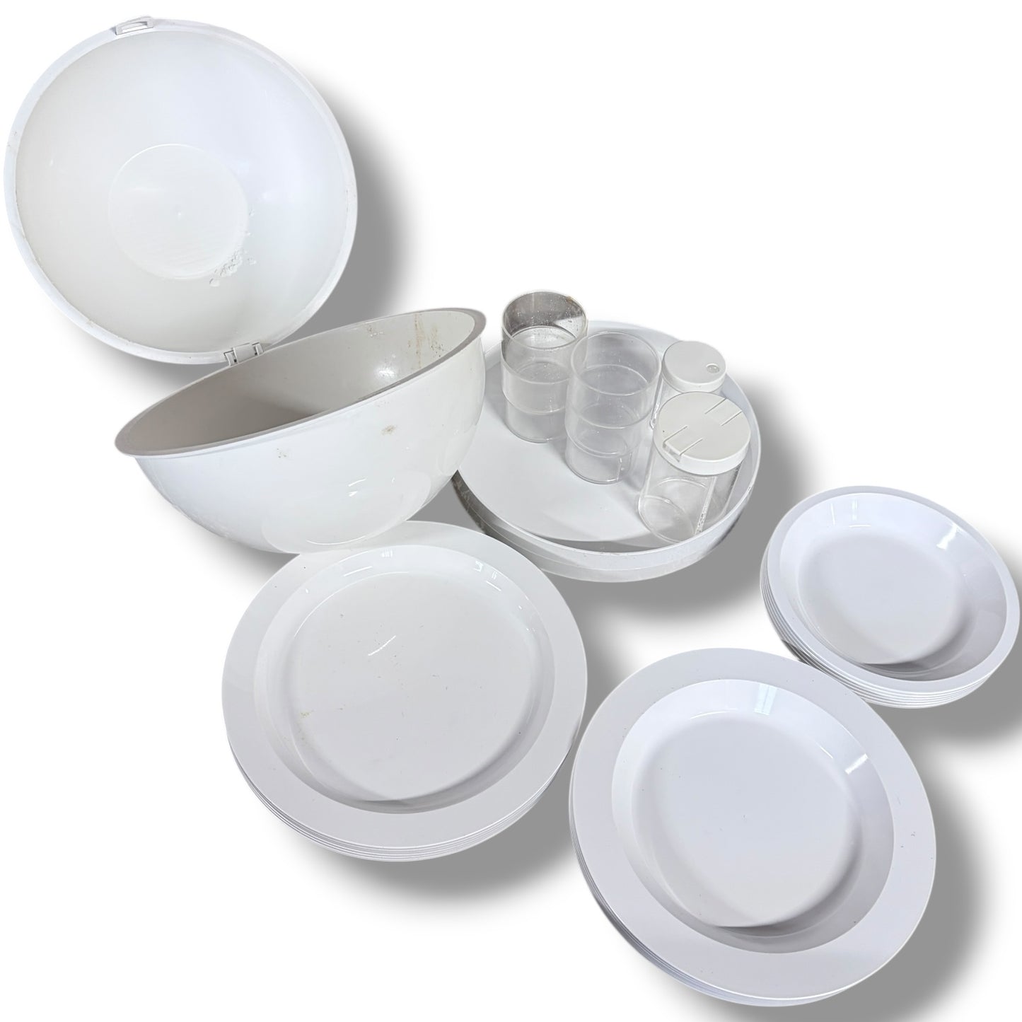 Vintage Picnic Set – Classic Italian Design Modular Camping Tableware Kit