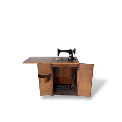 Antique Oak Singer Sewing Machine Cabinet