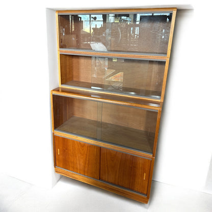 Mid Century Modern Simplex Stackable Bookcase Storage Cabinet