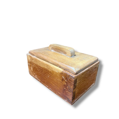 Oak Lidded Jewellery Box – Solid Wood Storage