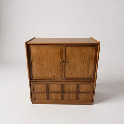 Vintage Oak Cabinet by Nathan Furniture, c.1960s