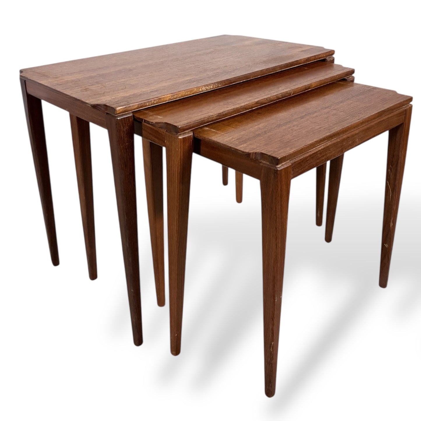 Mid-Century Teak Nest of 3 Tables by Richard Hornby