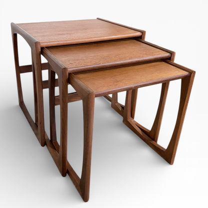 G Plan Quadrille Teak Nest of Tables – Mid-Century Modern — view 3
