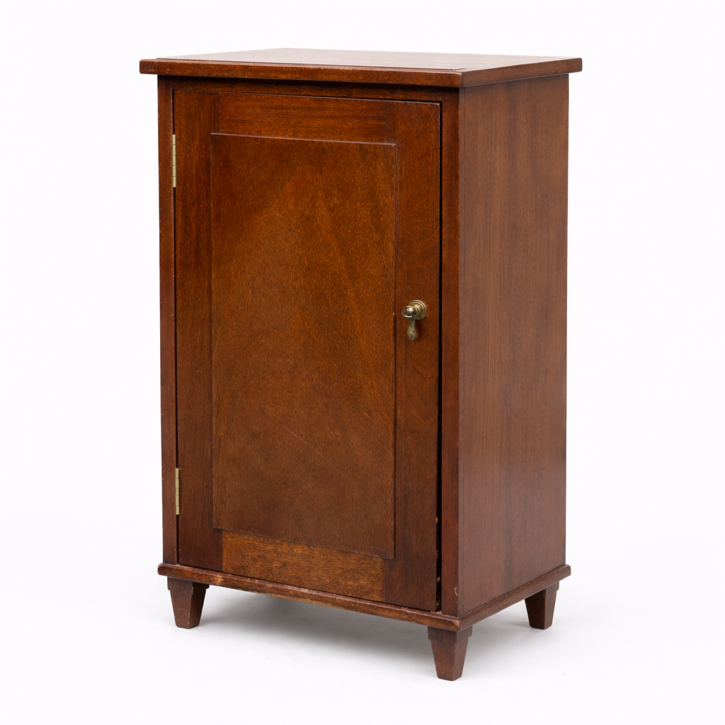 Arts & Crafts Oak Record Cabinet