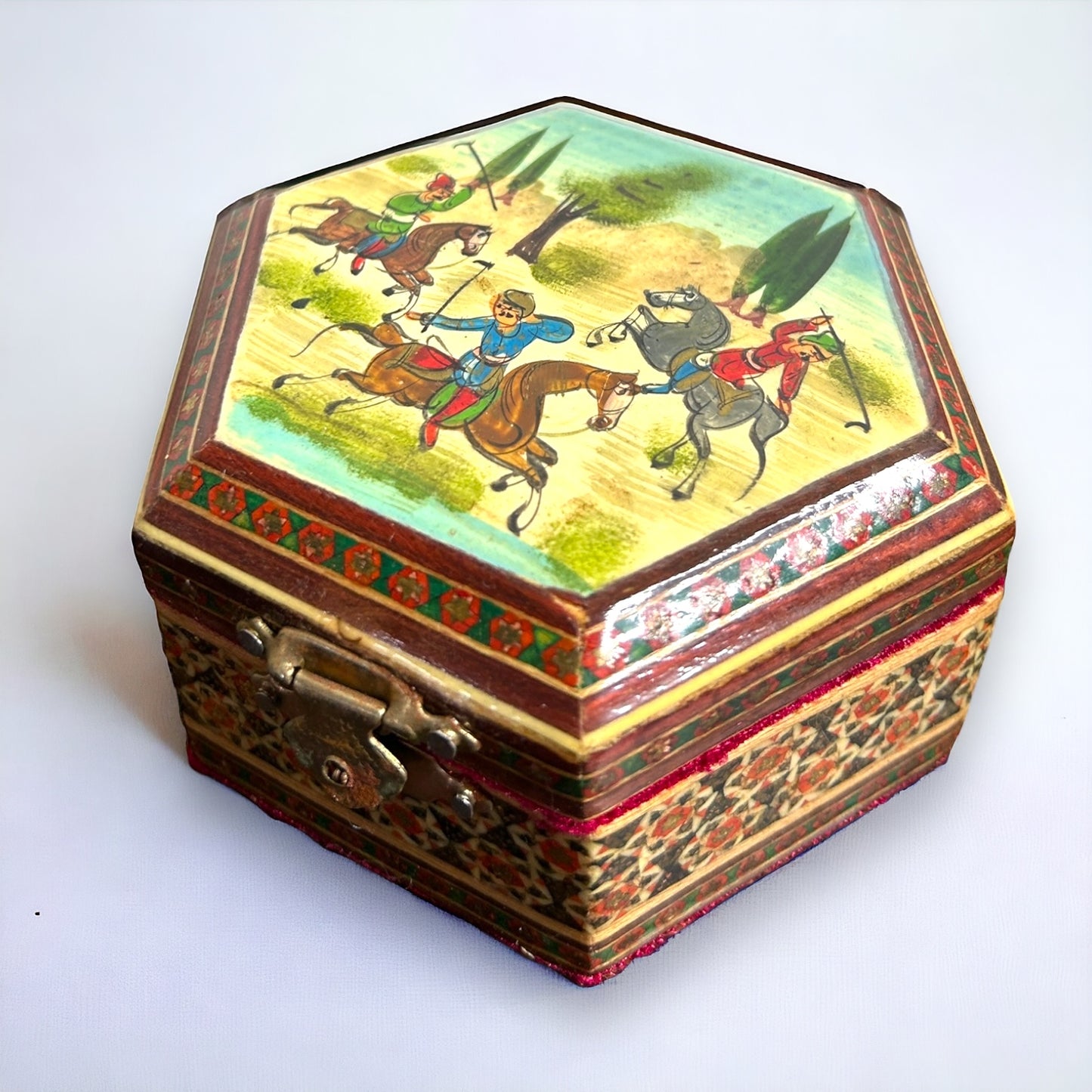 Vintage 1950s Persian Jewellery Box