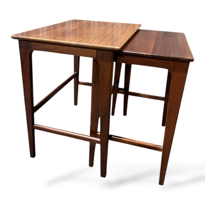 Pair of Mid Century Teak Nesting Tables by John Herbert for A. Younger