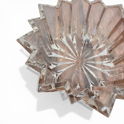 Mid Century Nachtmann Crystal Starburst Bowl – Cut Glass, Made in Germany