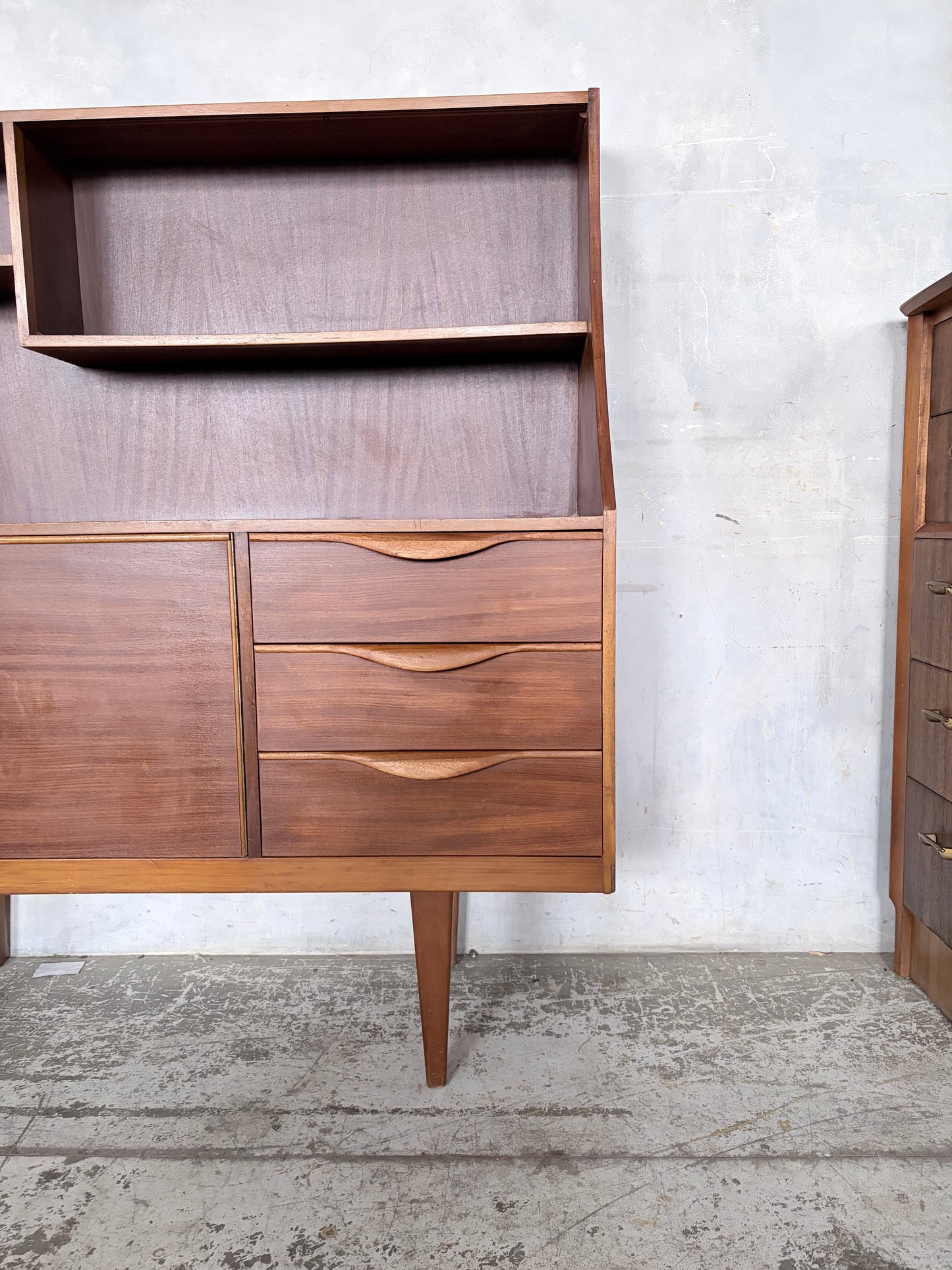 Mid Century Stonehill Teak Drinks Cabinet Sideboard