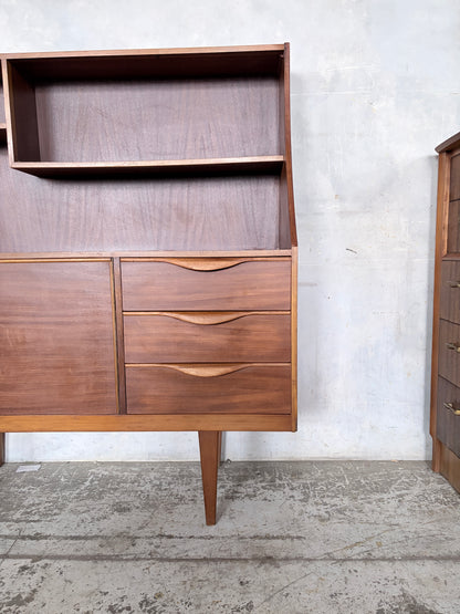 Mid Century Stonehill Teak Drinks Cabinet Sideboard