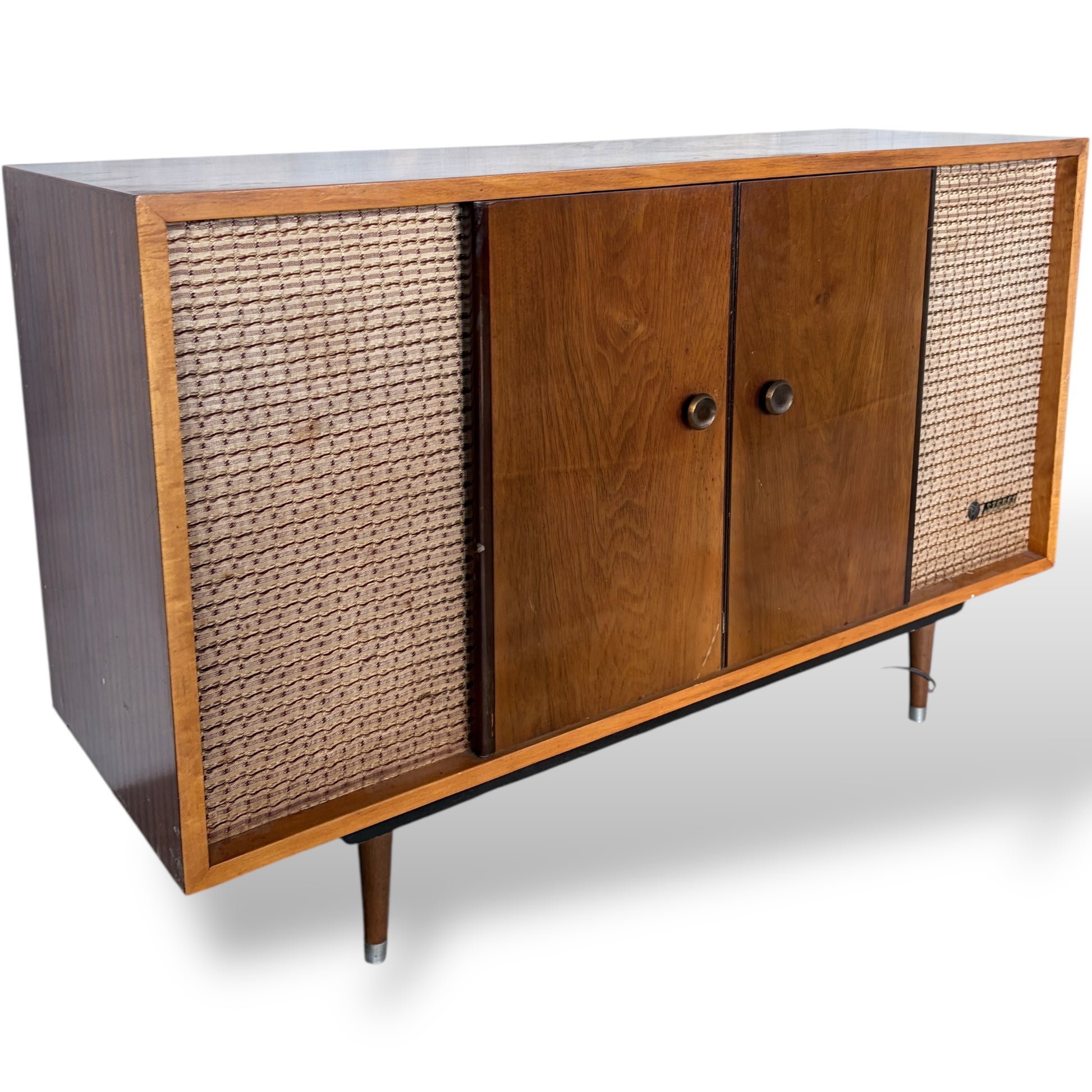 Pye Stereo Radiogram with Turntable – Mid-Century Teak Cabinet — view 6