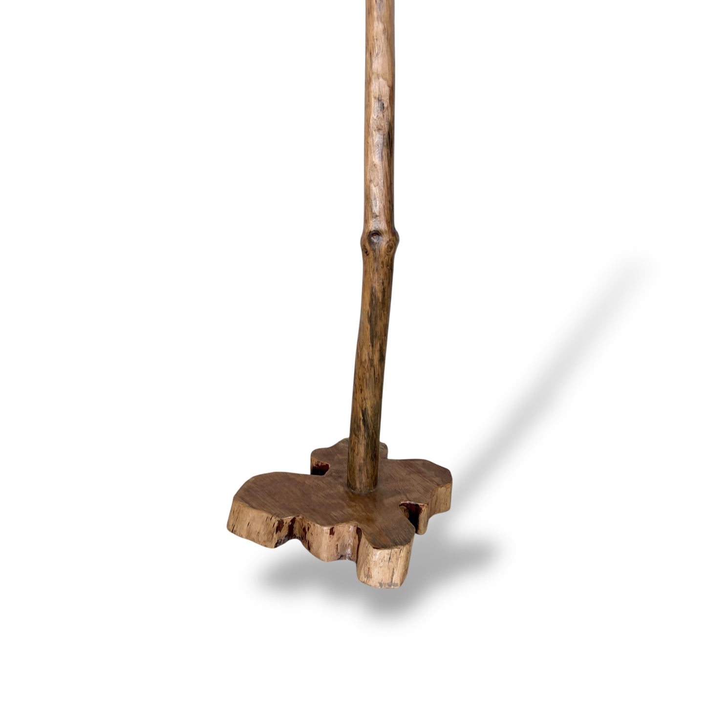 Live Edge Solid Wood Coat Stand – Rustic Tree Trunk Design