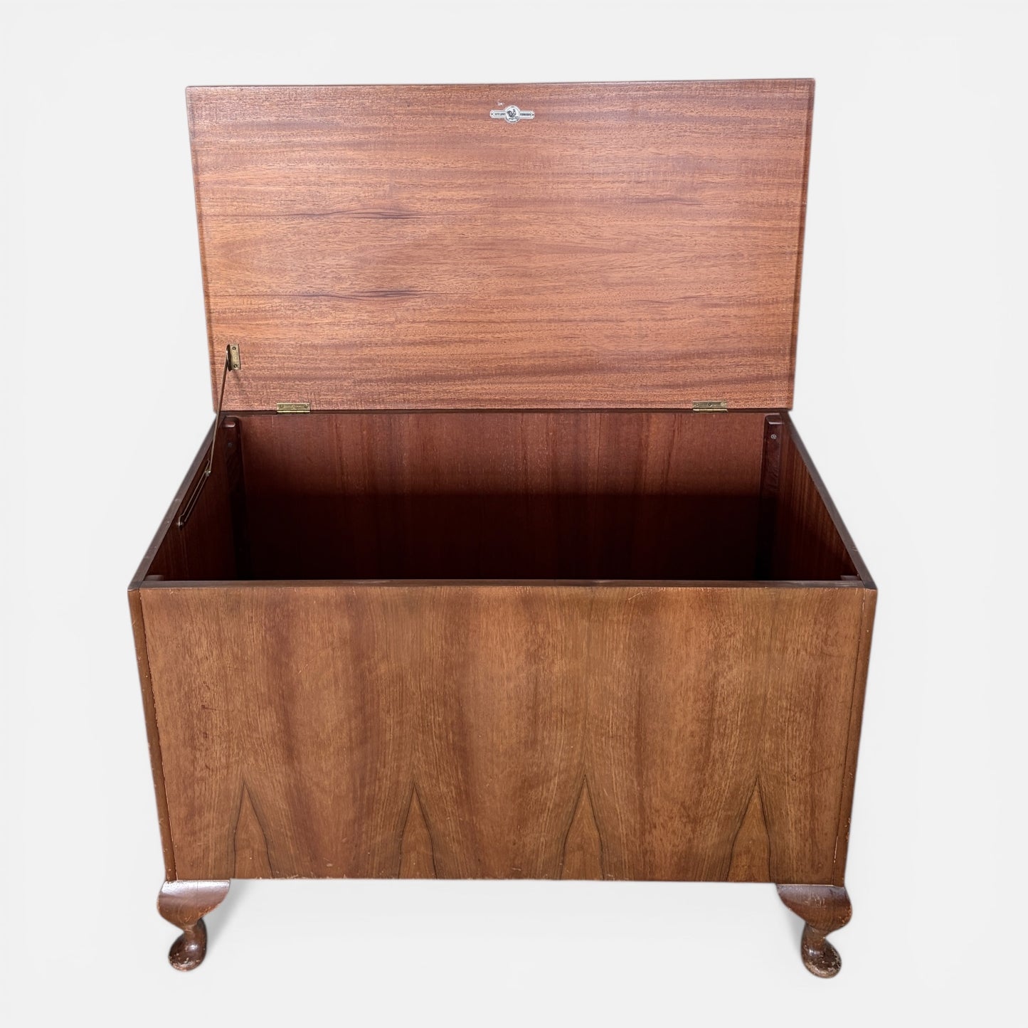 Vintage Sutcliffe of Todmorden Walnut Blanket Box