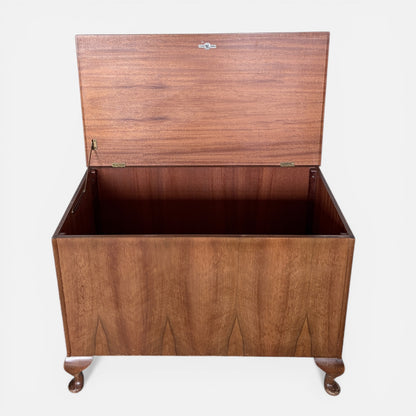 Vintage Sutcliffe of Todmorden Walnut Blanket Box