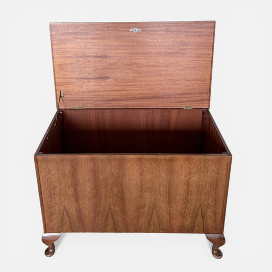 Vintage Sutcliffe of Todmorden Walnut Blanket Box