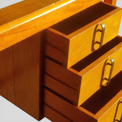 Mid Century Writing Desk – Solid Wood British Desk with Drawers | Gordon Russell