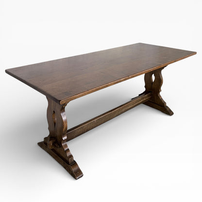 Arts & Crafts Antique Oak Refectory Dining Table