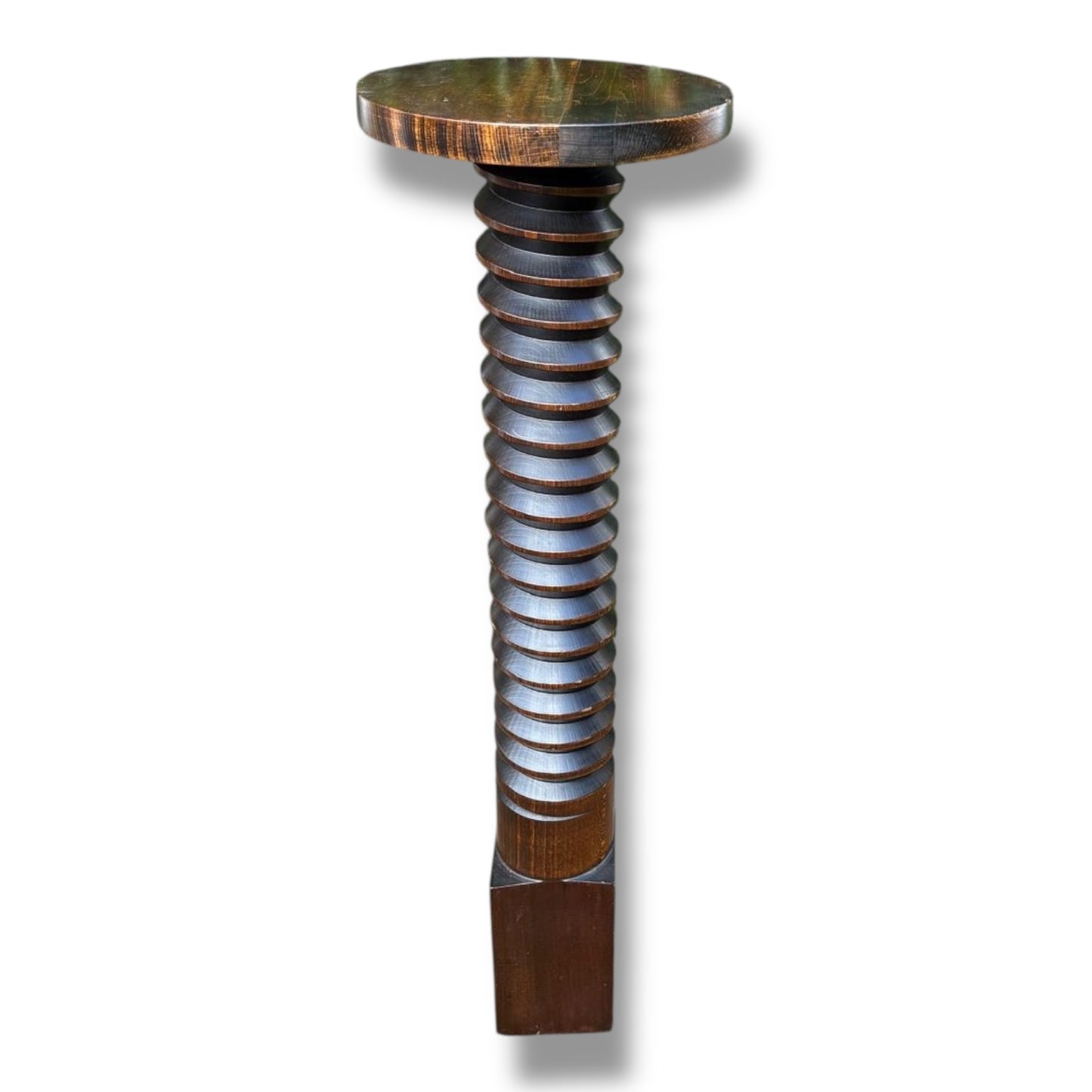 French Vintage Wine Press Pedestal Table / Display Stand