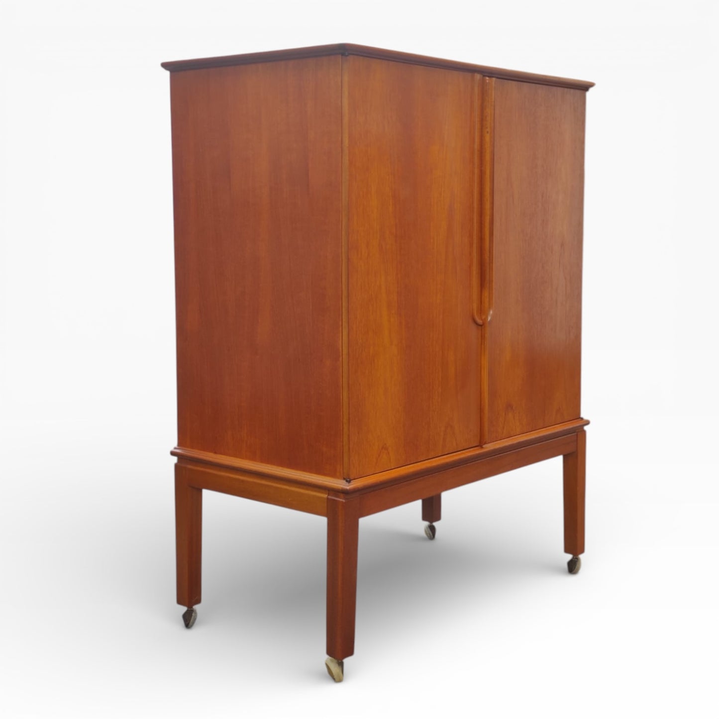 Mid Century Teak Sideboard | Vintage Danish Media Unit With Compact Storage