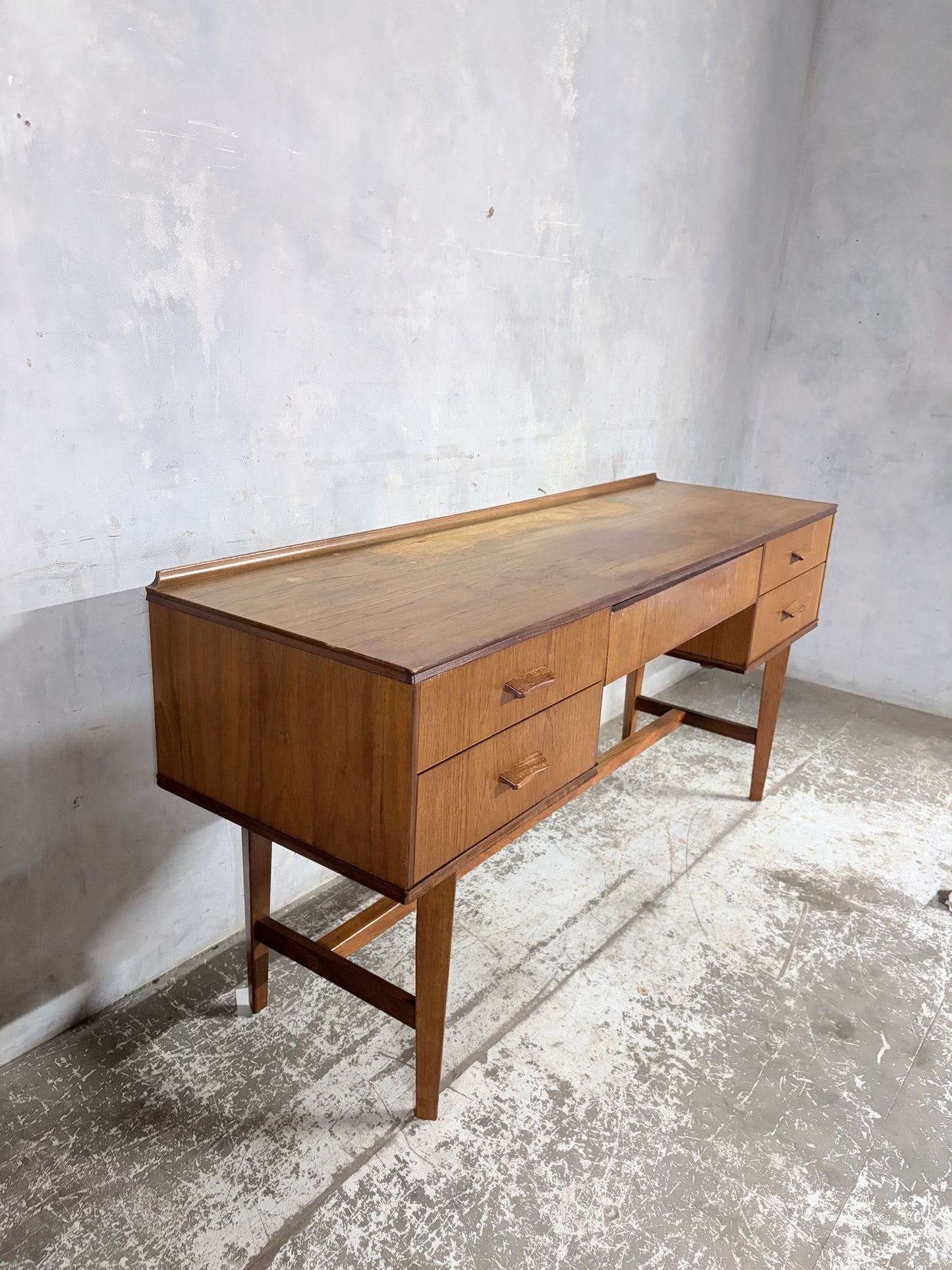 Vintage Gimson & Slater Teak Desk / Dressing Table