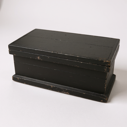 Vintage Military Wooden Tool Chest | Old Army Storage Box with Compartments