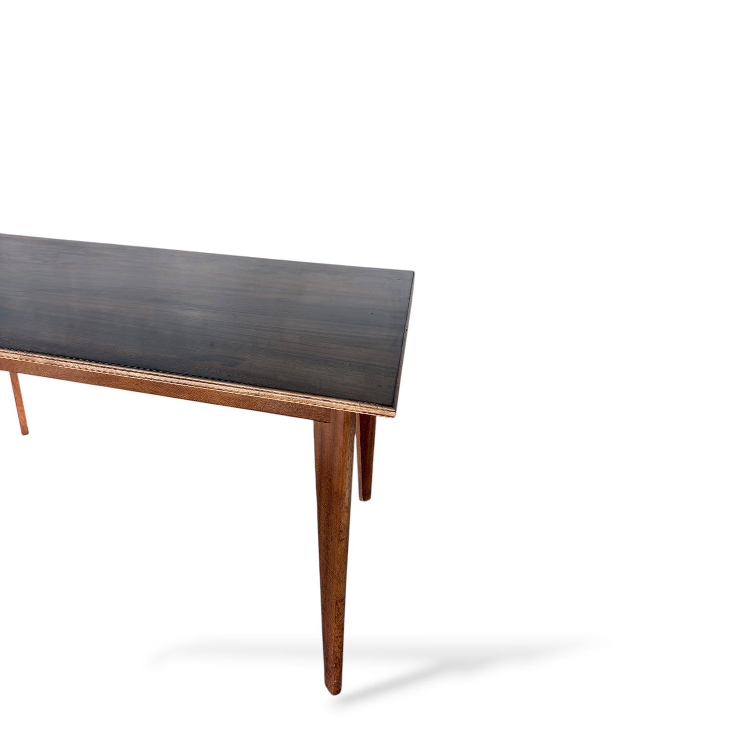 Morris of Glasgow Mid-Century Walnut Dining Table – 1960s Rectangular Table