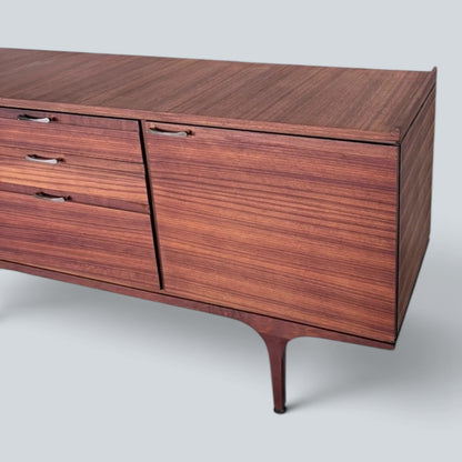 Vintage Meredew Teak Sideboard Mid Century British Credenza