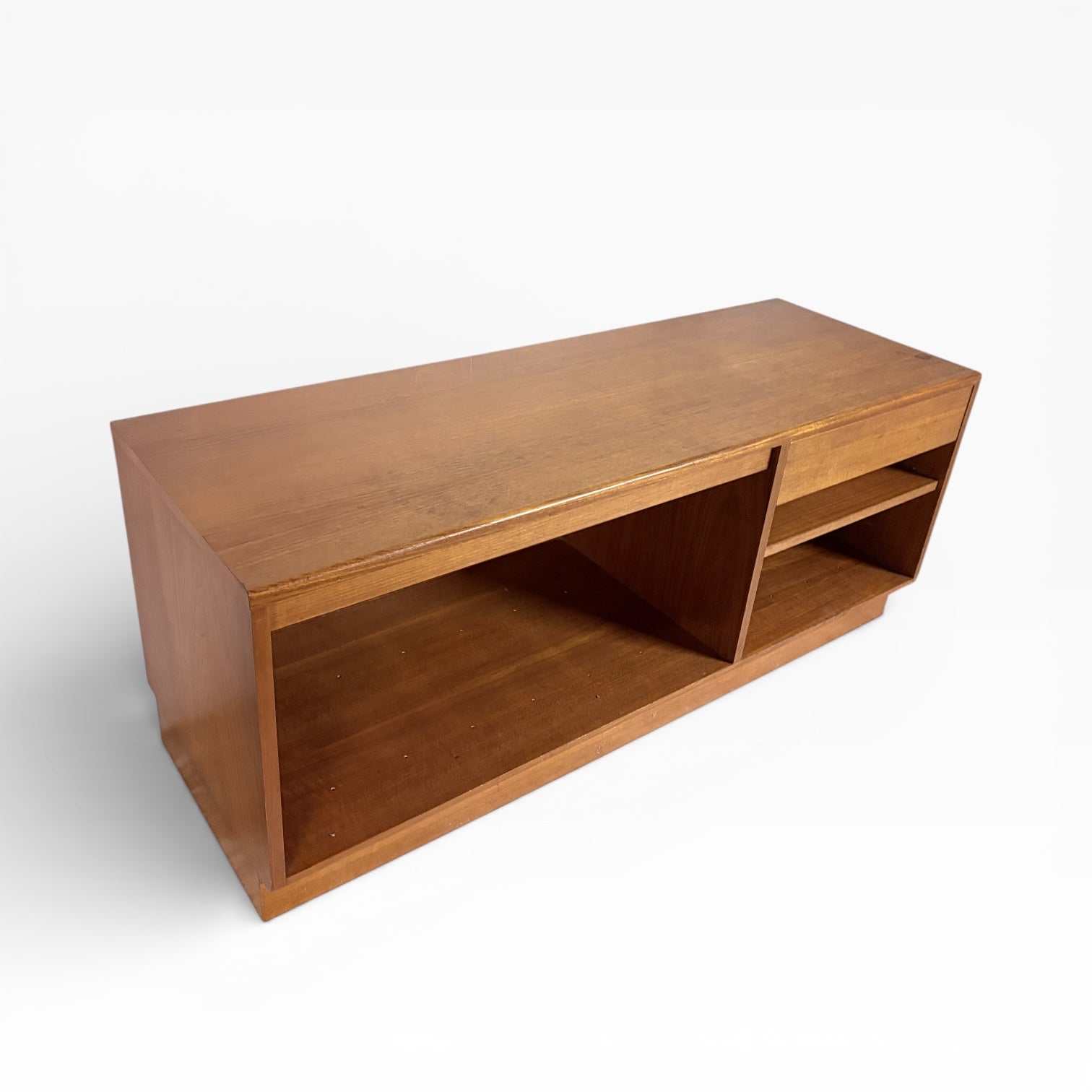 Mid-Century G Plan Teak Media Unit / TV Stand with Open Shelving — view 4