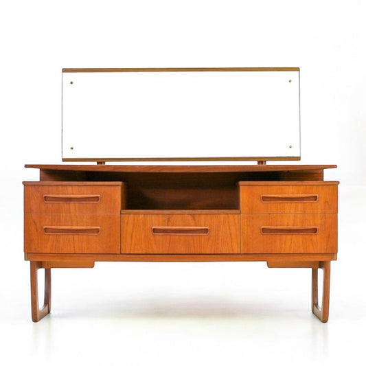 Mid Century Albro Teak Wood Vanity Dressing Table