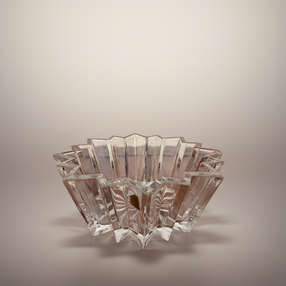 Mid Century Nachtmann Crystal Starburst Bowl – Cut Glass, Made in Germany
