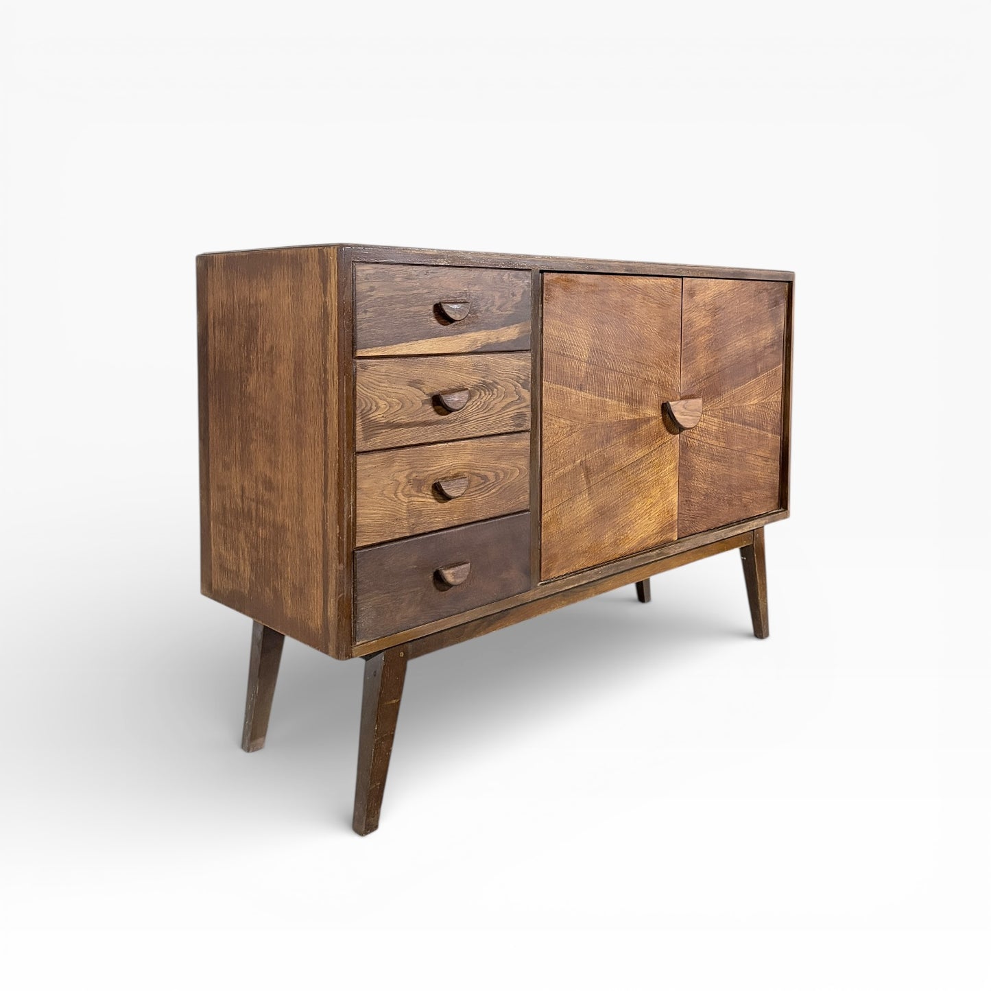 Art Deco Oak Compact Sideboard — view 2