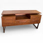 Floating Teak Sideboard – Mid-Century British Modernist Furniture With Warm Wood Tones