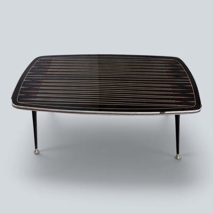 Vintage Space Age Backgammon Coffee Table | Atomic Era
