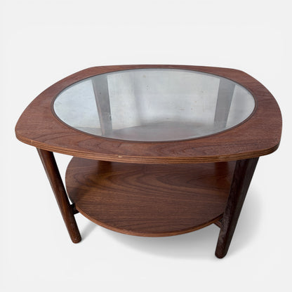 Mid Century Remploy Teak & Glass Coffee Table