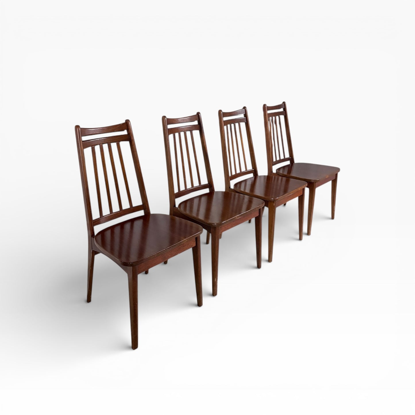 Elliotts of Newbury Mid-Century Dining Chairs – Set of Four