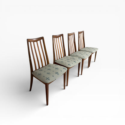 Set of Four G Plan Leslie ‘Dandy’ Dining Chairs – Mid Century — view 3