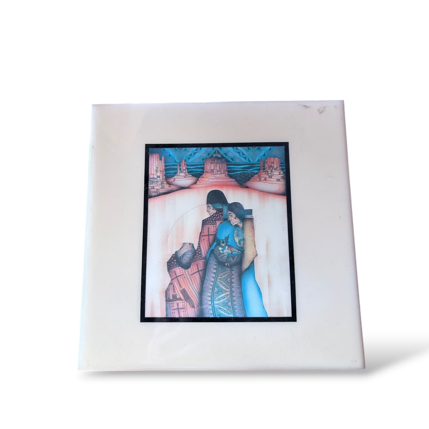 New Mexico Ceramic Tile – Vintage Southwestern Wall Art Decorative Plaque