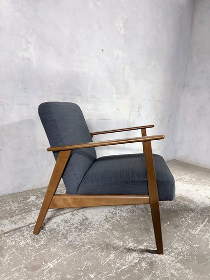 Vintage 1990s IKEA Teak Lounge Armchair