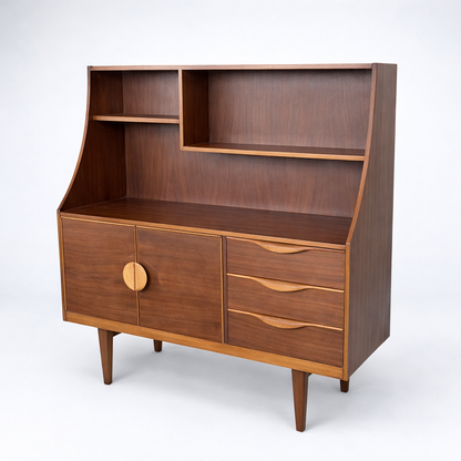 Mid Century Stonehill Teak Drinks Cabinet Sideboard