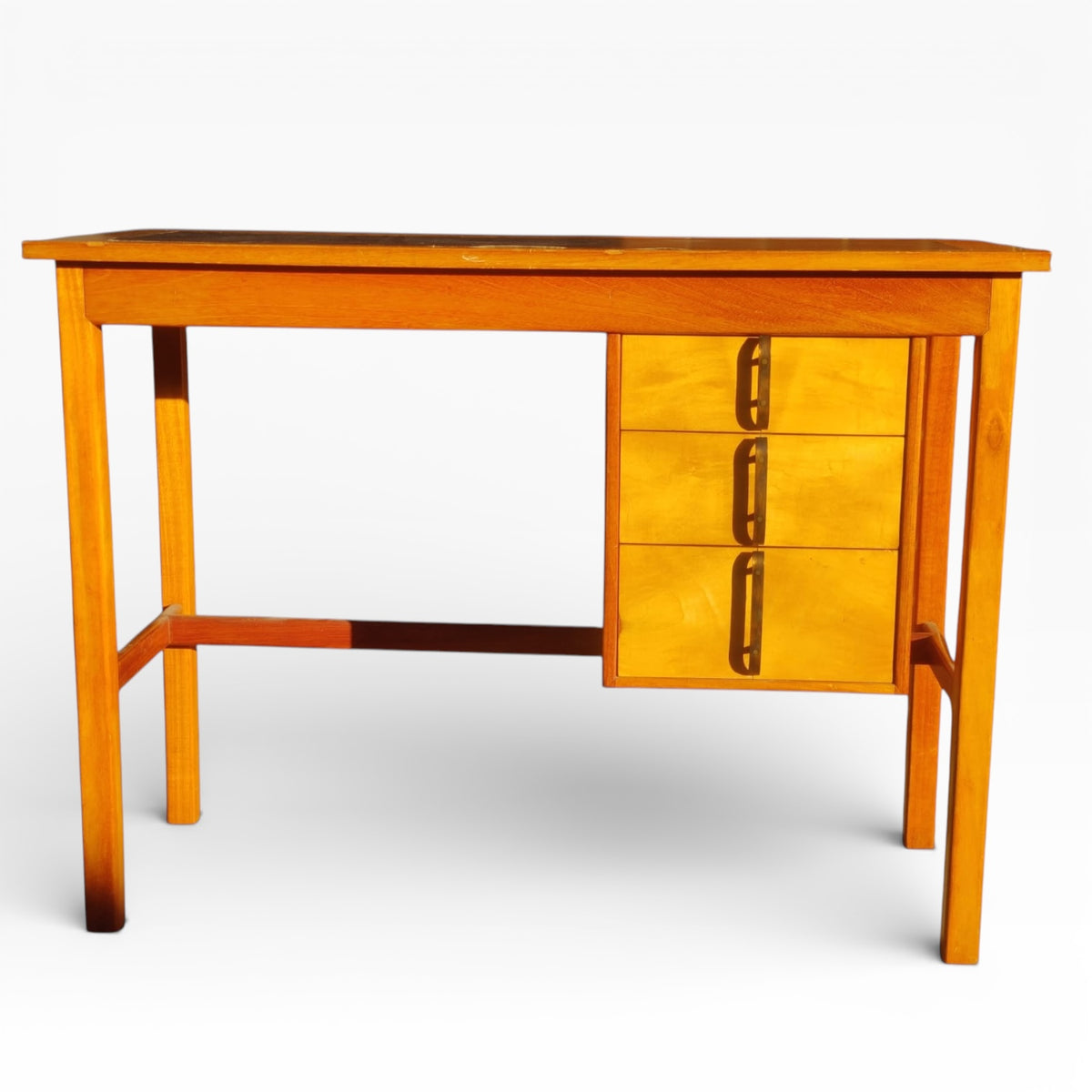Mid Century Writing Desk – Solid Wood British Desk with Drawers | Gordon Russell