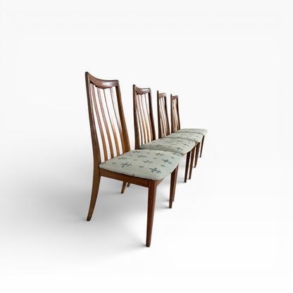 Set of Four G Plan Leslie ‘Dandy’ Dining Chairs – Mid Century — view 7