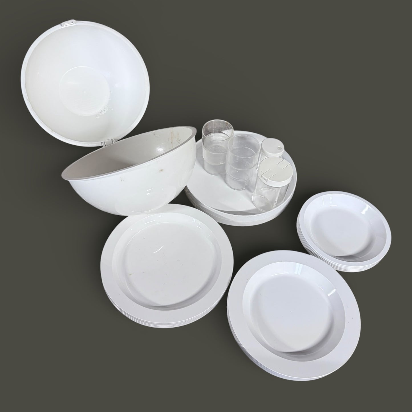 Vintage Picnic Set – Classic Italian Design Modular Camping Tableware Kit