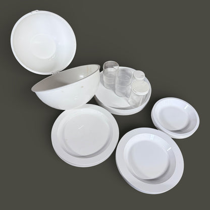 Vintage Picnic Set – Classic Italian Design Modular Camping Tableware Kit