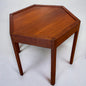 mid century hans Anderson hexagonal side table